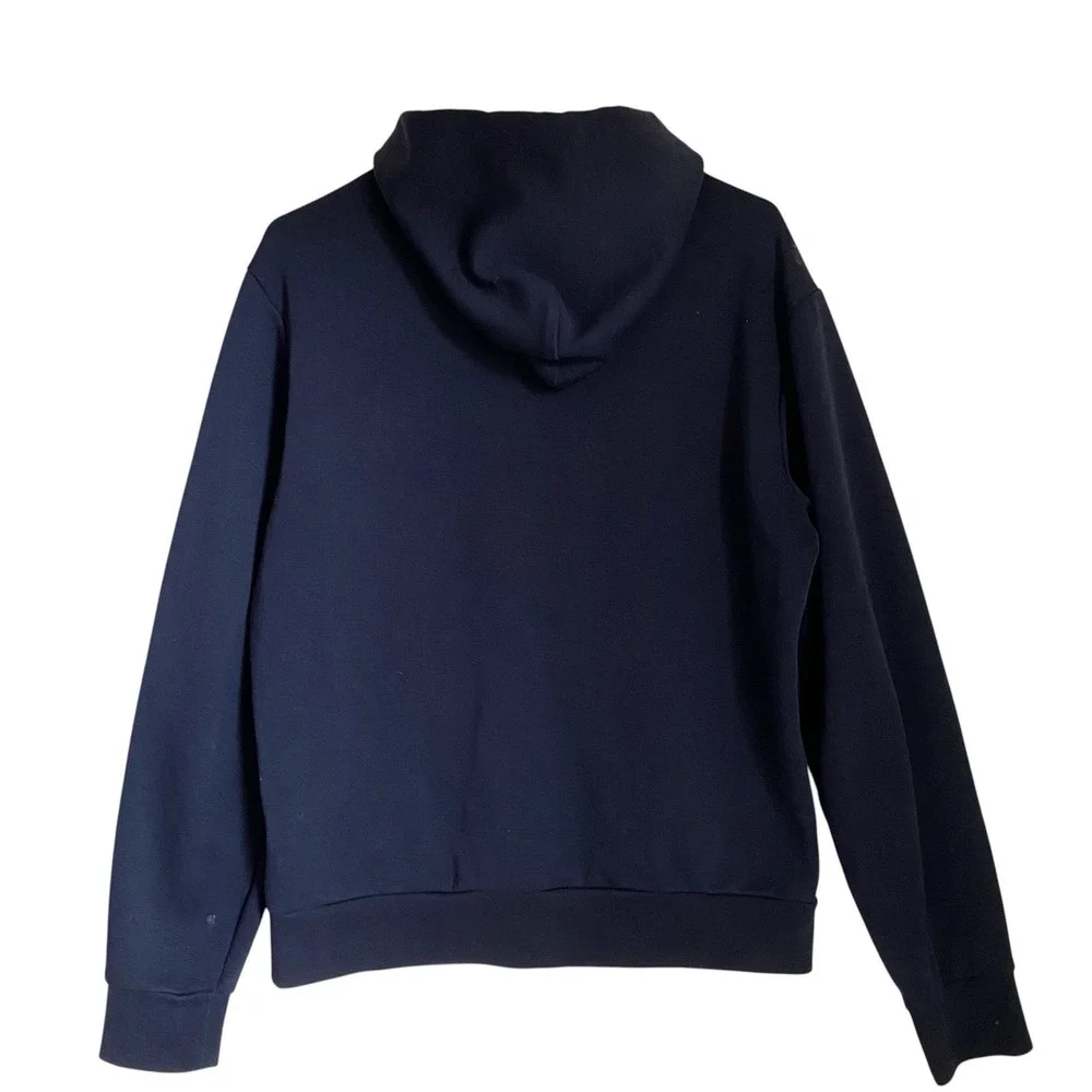 Polo Ralph Lauren Pullover Hoodie Men Size M Navy Fleece  RL 67 Script
